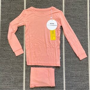 Little Sleepies Peach Bamboo Viscose Two Piece Pajama Set, 5/6